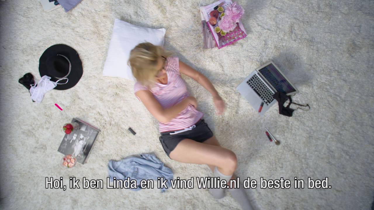 Linda vindt Willie de beste in bed commercial bij Willie.nl
