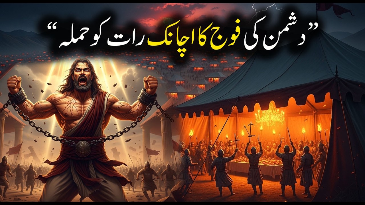 Ek Raat Jab Dushman Ki Fauj Andheri Mein Kho Gayi | Hazrat Shamoon AS Ka Moajza –