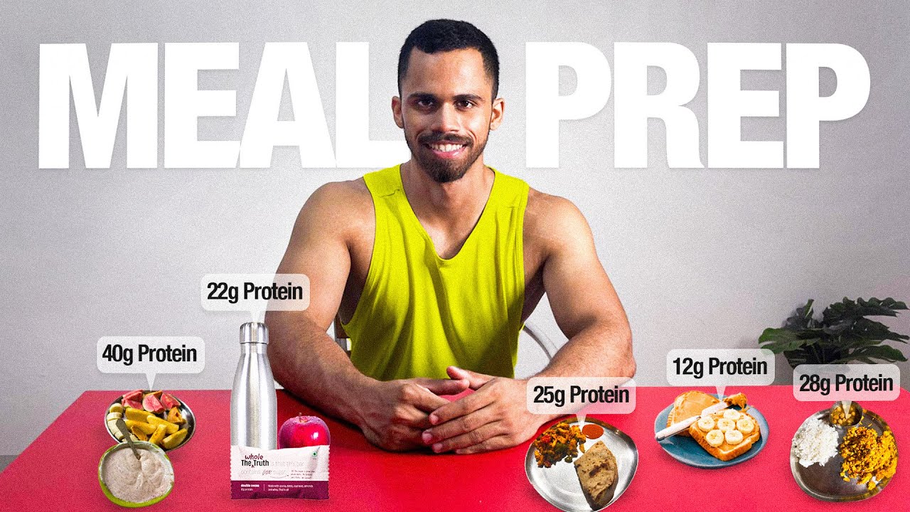 The Easiest Vegetarian Meal Plan to Gain Muscle & Lose Fat (127g Protein)