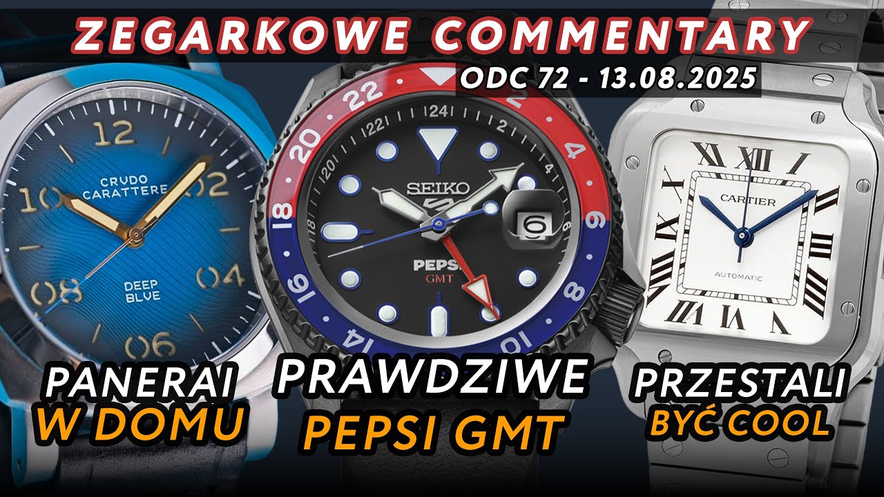RAPER OBRZYDZA MI CARTIERA, Jak uratowałbym Omegę, Seiko, Crudo Carattere, Bulova, Mido