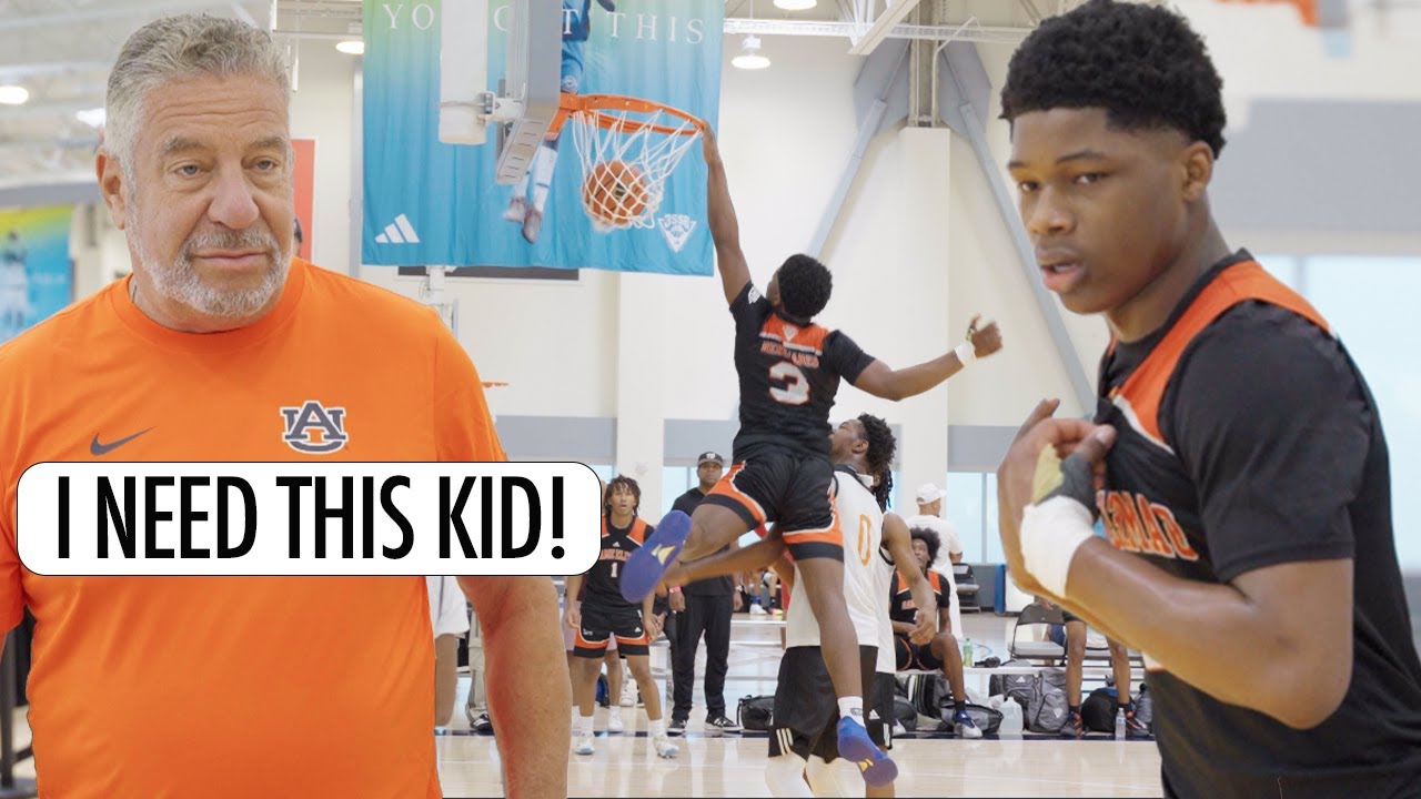 Nasir Anderson SHOCKING THROW DOWN Poster Dunk as Bruce Pearl Watches