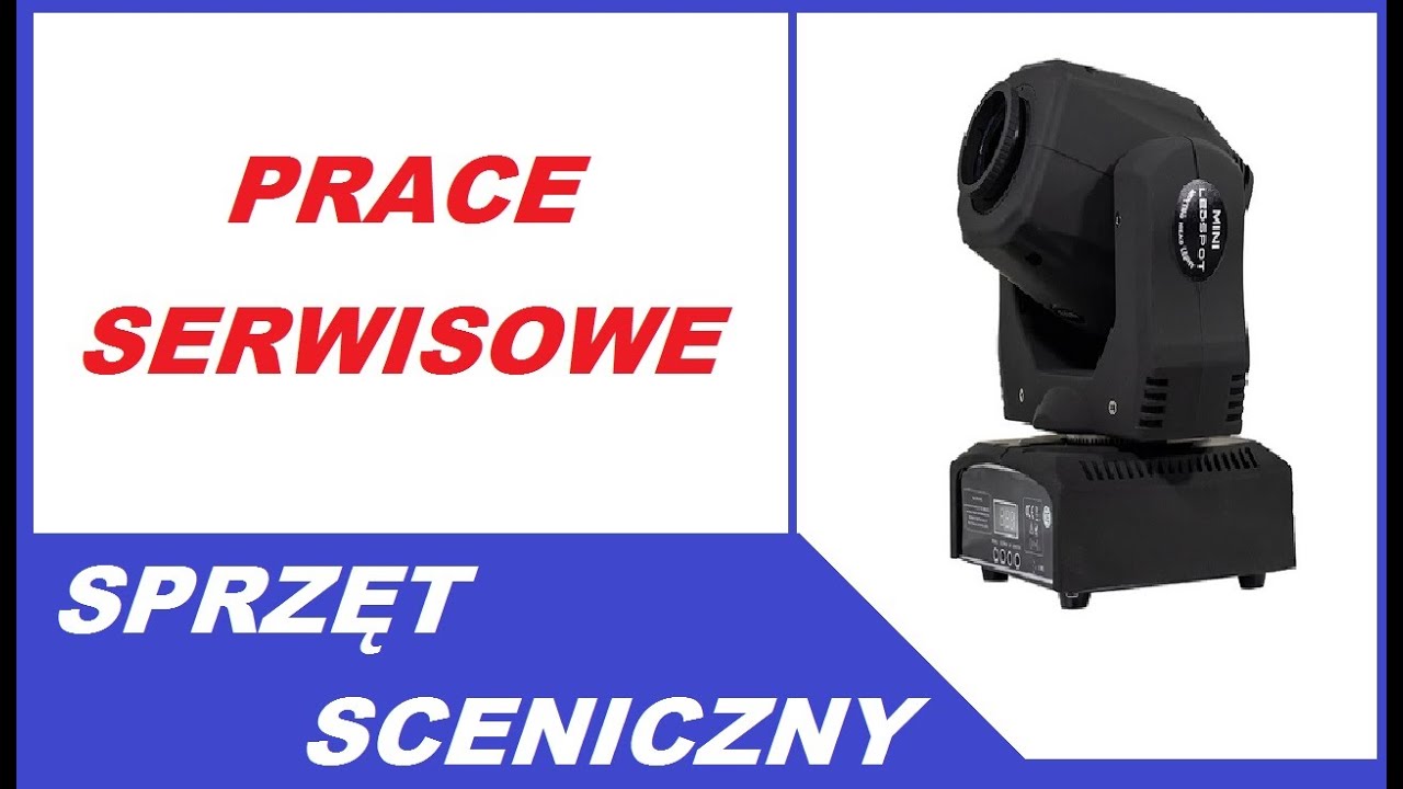 ZIZ - prace serwisowe, głowica LED 60W - czyszczenie filtrów dichroicznych, zrób to sam!