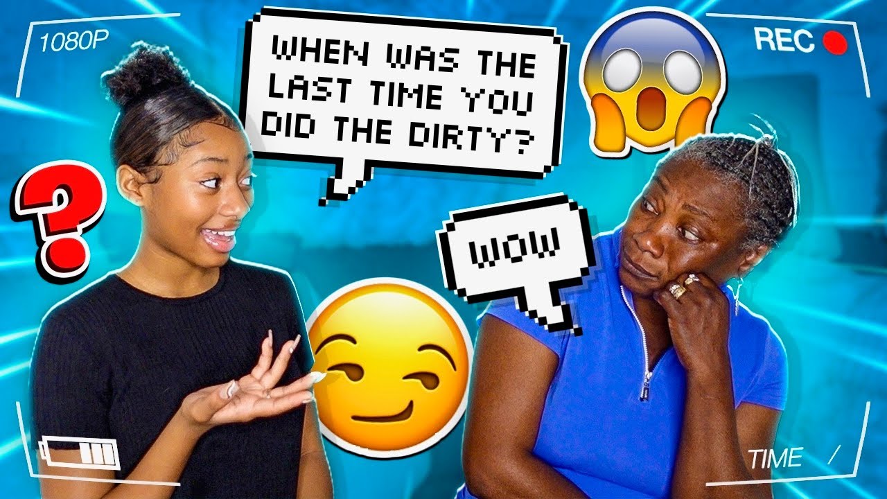 ASKING MY GRANDMA AWKWARD QUESTIONS THAT I NEVER ASKED BEFORE *she got mad*