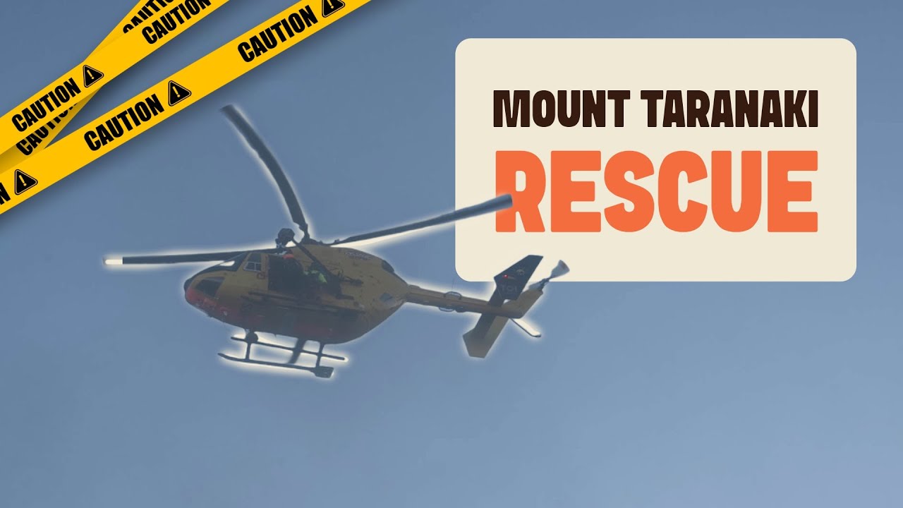 Mount Taranaki Summit accident and helicopter rescue