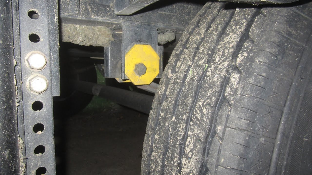 Correct Track Suspension easy Alinment RV Trailer adjusting tow in