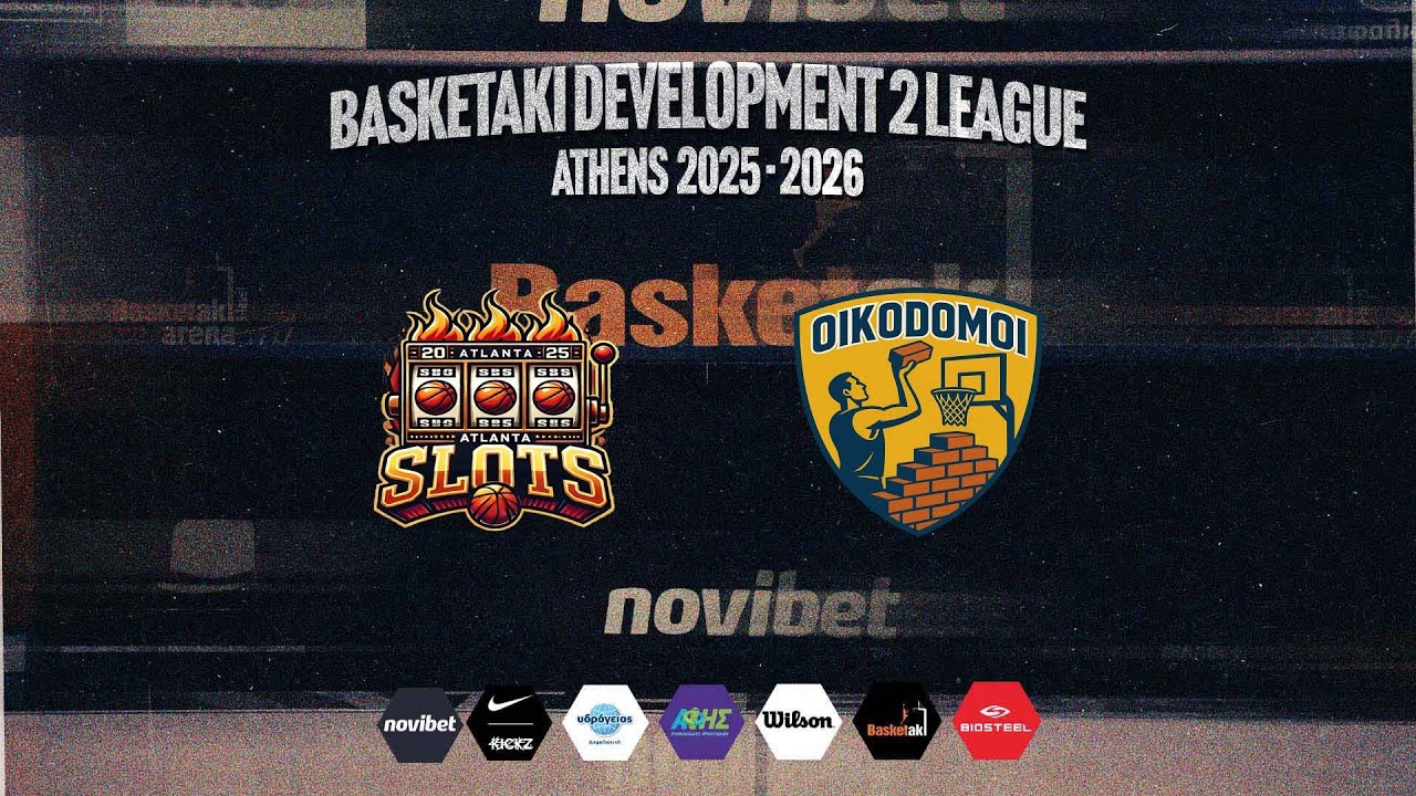 Basketaki The League - Atlanta Slots Vs Οικοδόμοι (22/02/2026)