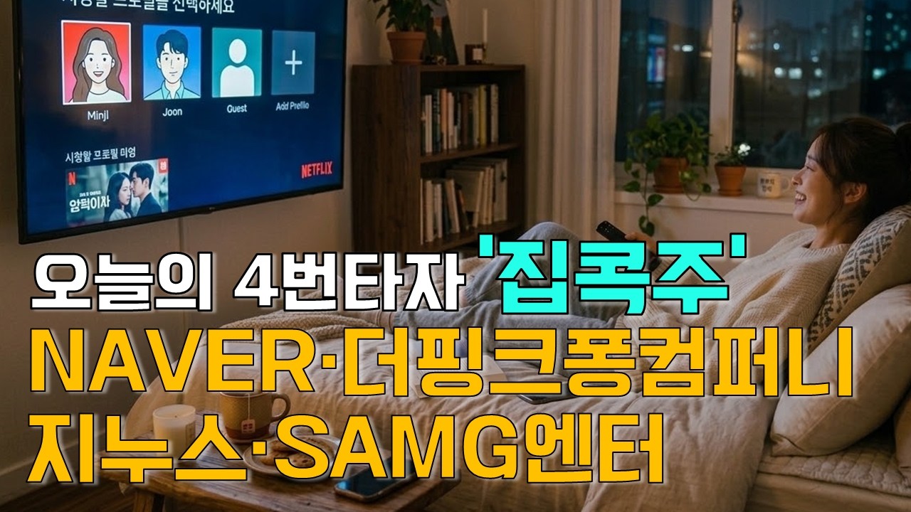 이재선의 만루홈런: 오늘의 4번타자 '집콕주' - NAVER·더핑크퐁컴퍼니·지누스·SAMG엔터