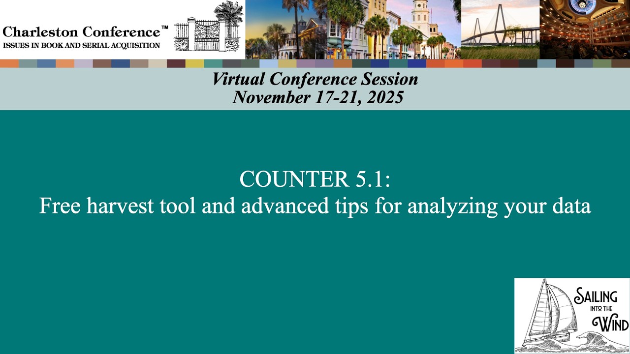 COUNTER 5.1: Free harvest tool and advanced tips for analyzing your data