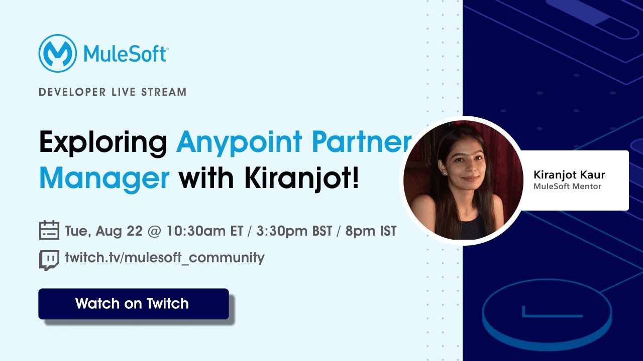 Let's Explore Anypoint Partner Manager!