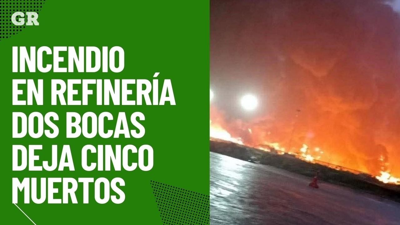Un incendio y 5 muertos en Dos Bocas
