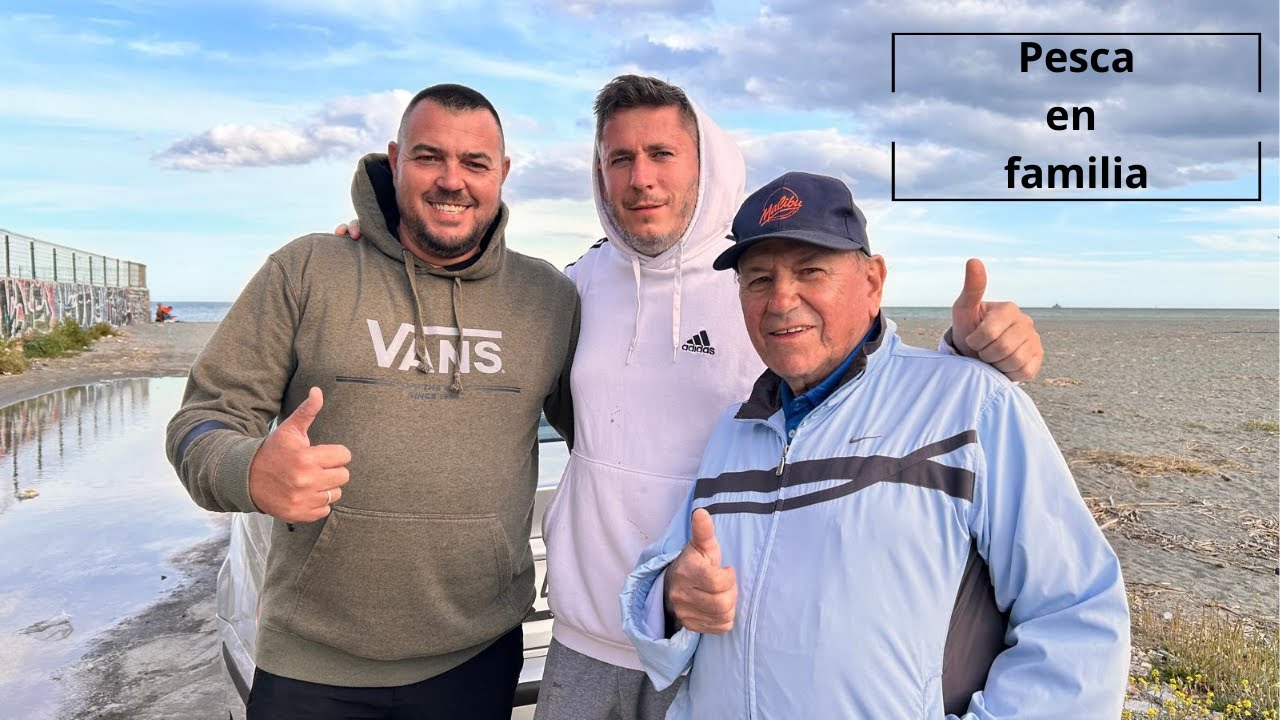 Pesca en familia a falta del maestro