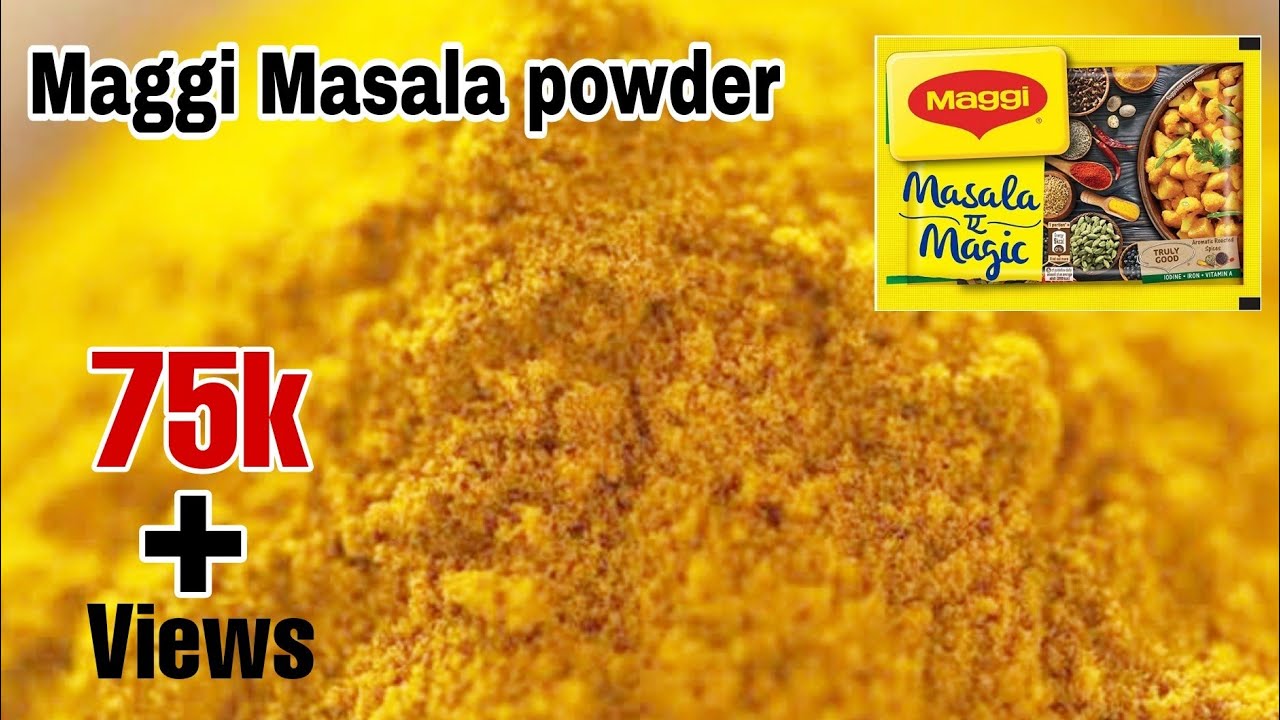 Maggi masala powder recipe | homemade maggi masala powder recipe | maggi masala recipe