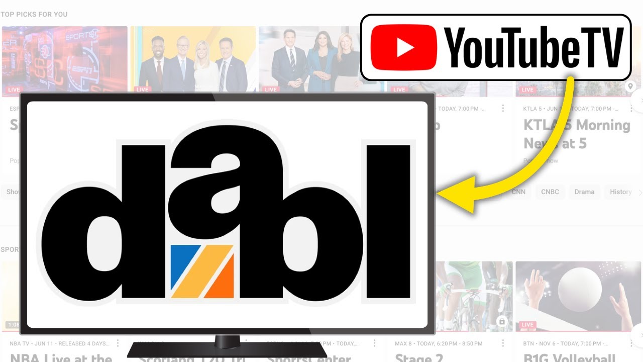 Как смотреть Dabl на YouTube TV | Смотрите Dabl без кабельного телевидения! - (2026)