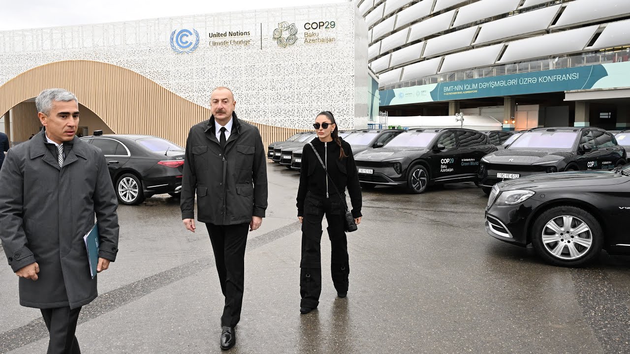 Bakı Olimpiya Stadionunun ərazisində COP29-la bağlı yaradılan şəraitlə tanışlıq