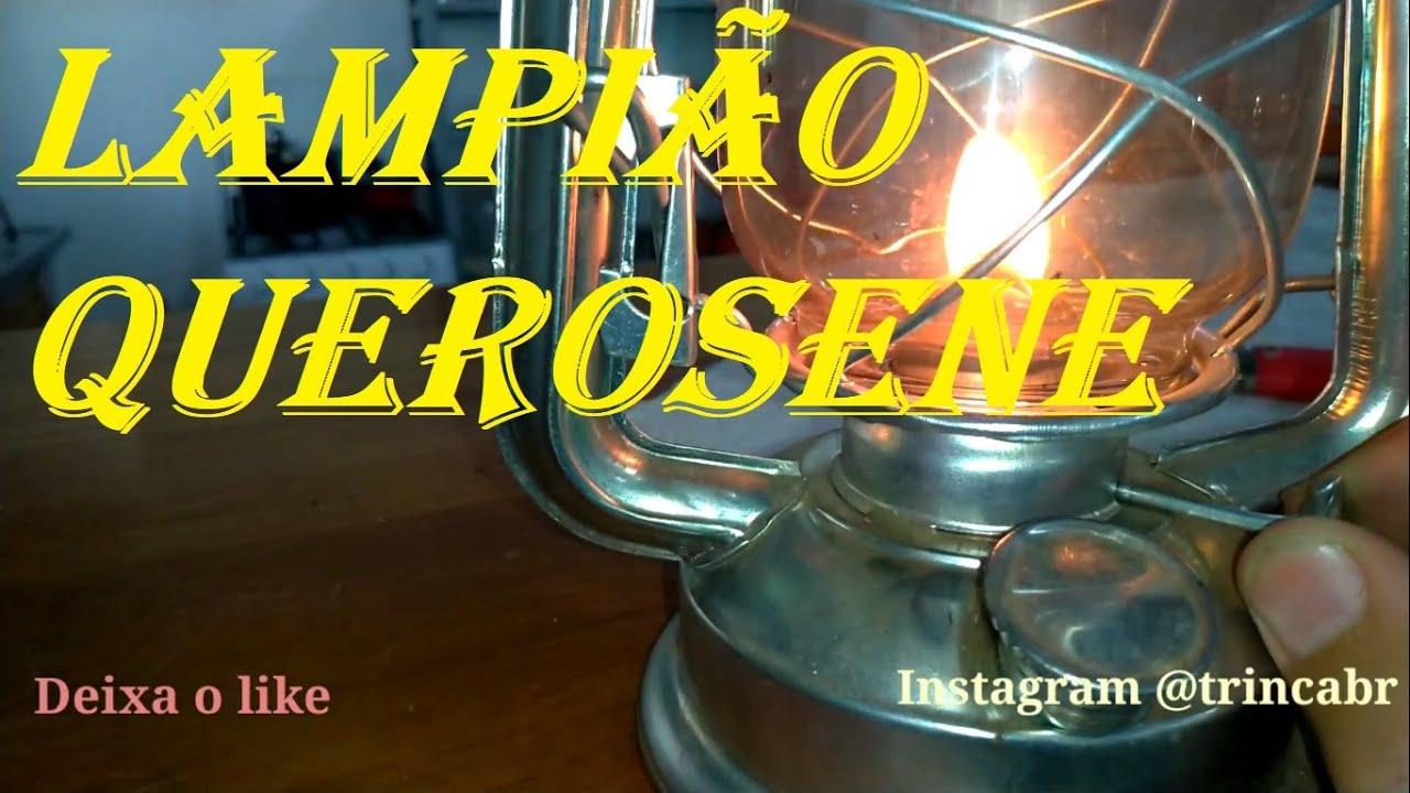 REVIEW LAMPIÃO A QUEROSENE Link na descrição