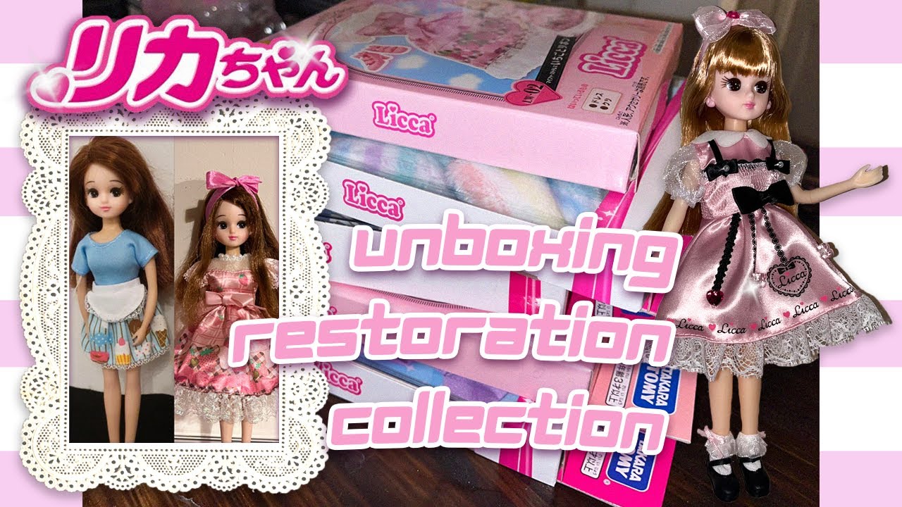 LICCA-CHAN DAY!! ⋆ ˚｡⋆ unboxing, restoration and my collection ♡