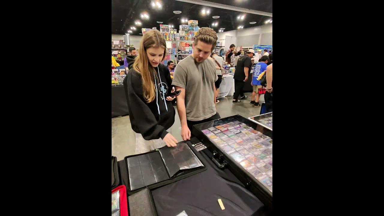 Dylan Sprouse & his wife Barbara Palvin Buying Pokemon Cards!!! #pokemon