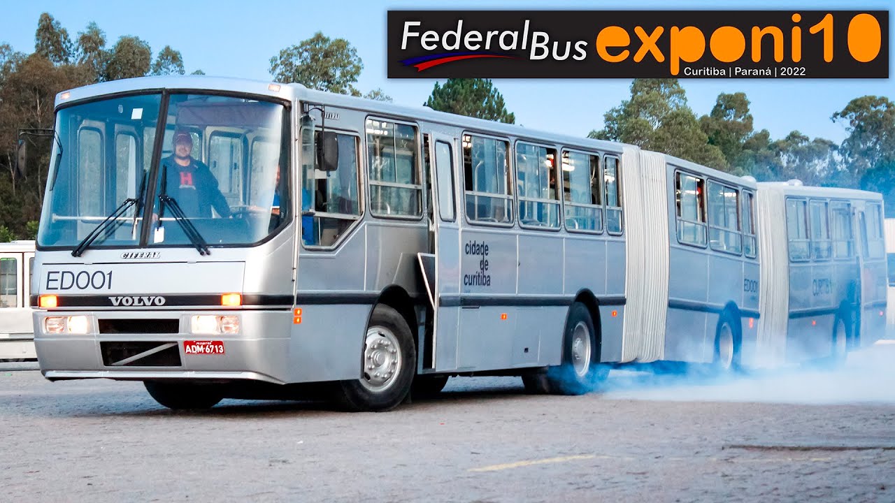 Exponi 10 - Exposição de Ônibus Antigos e Novos em Curitiba