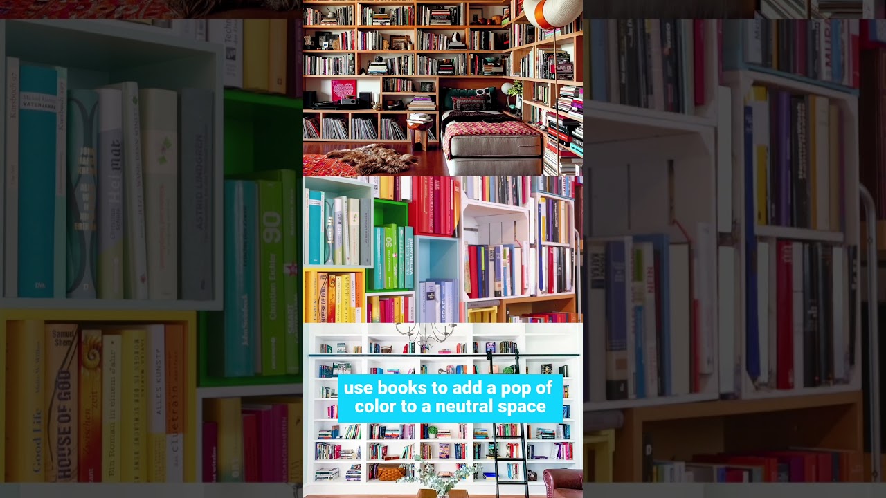How to Style Your Home with Books (Cheap & Luxurious) 