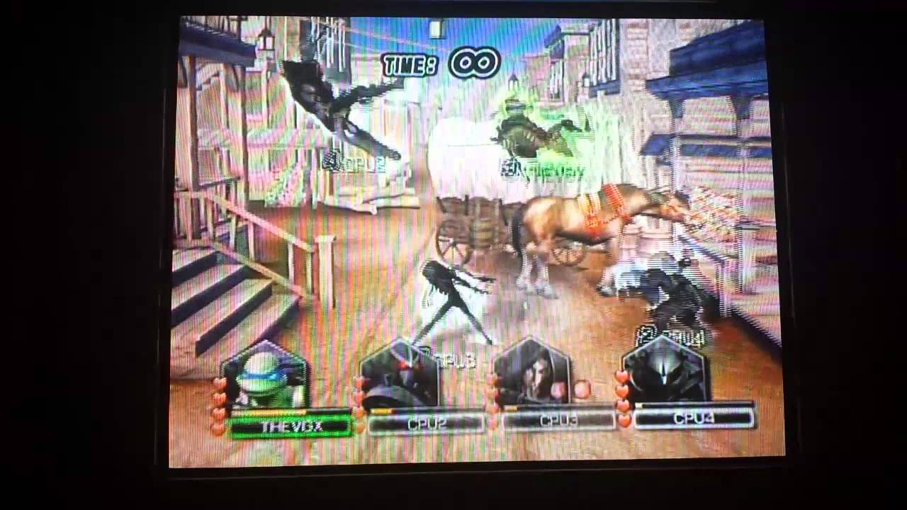 Teenage Mutant Ninja Turtles Smash Up fight 1