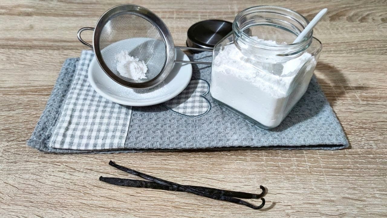 Zucchero a velo vanigliato come quello del pandoro