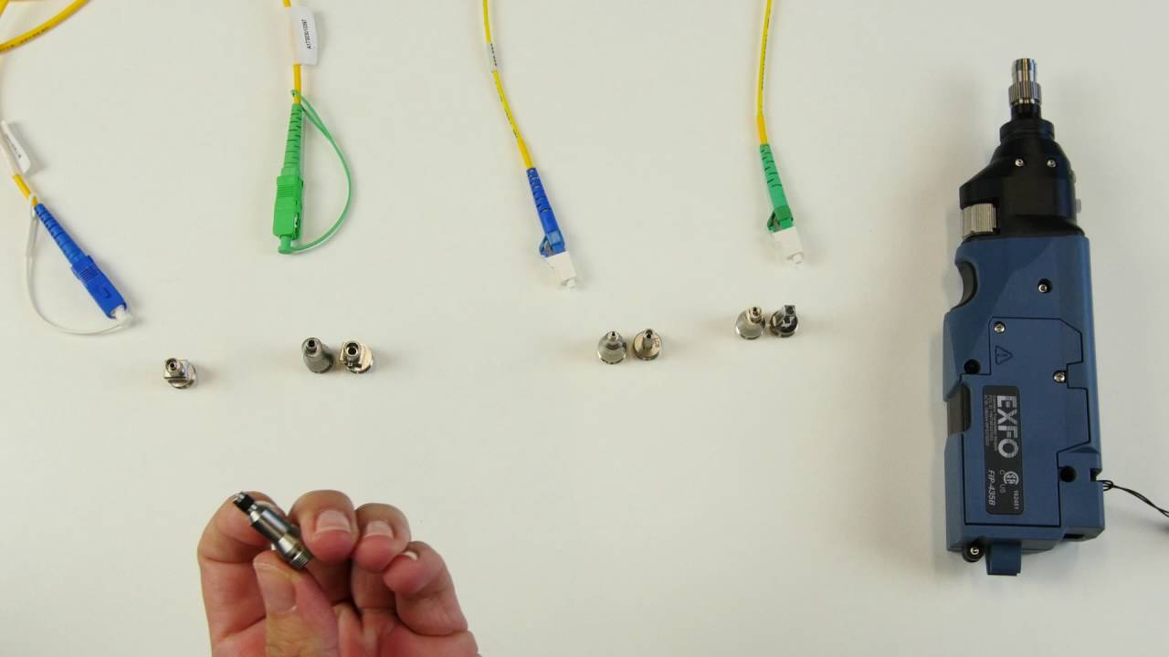 How to choose the right tip adapter for fiber inspection probe | FIP-435B