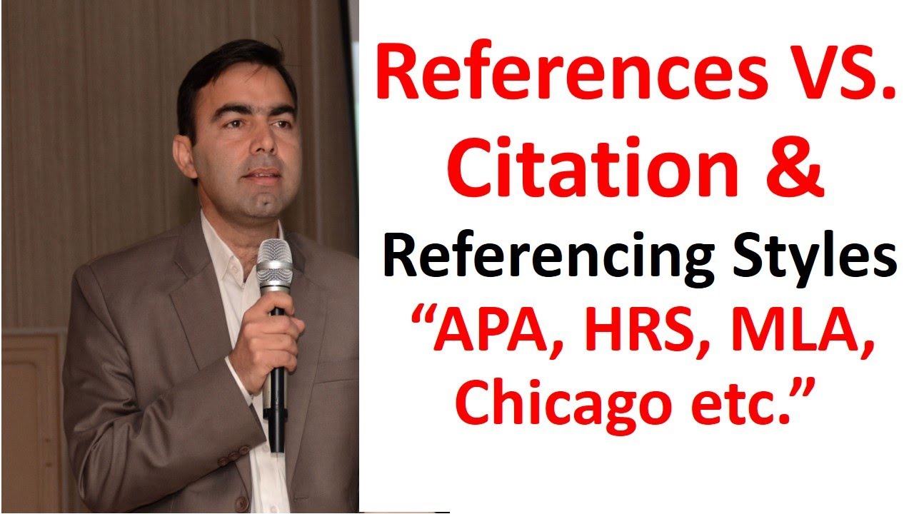 Referencing vs citation | APA | MLA | HRS  | Chicago referencing styles | in text referencing