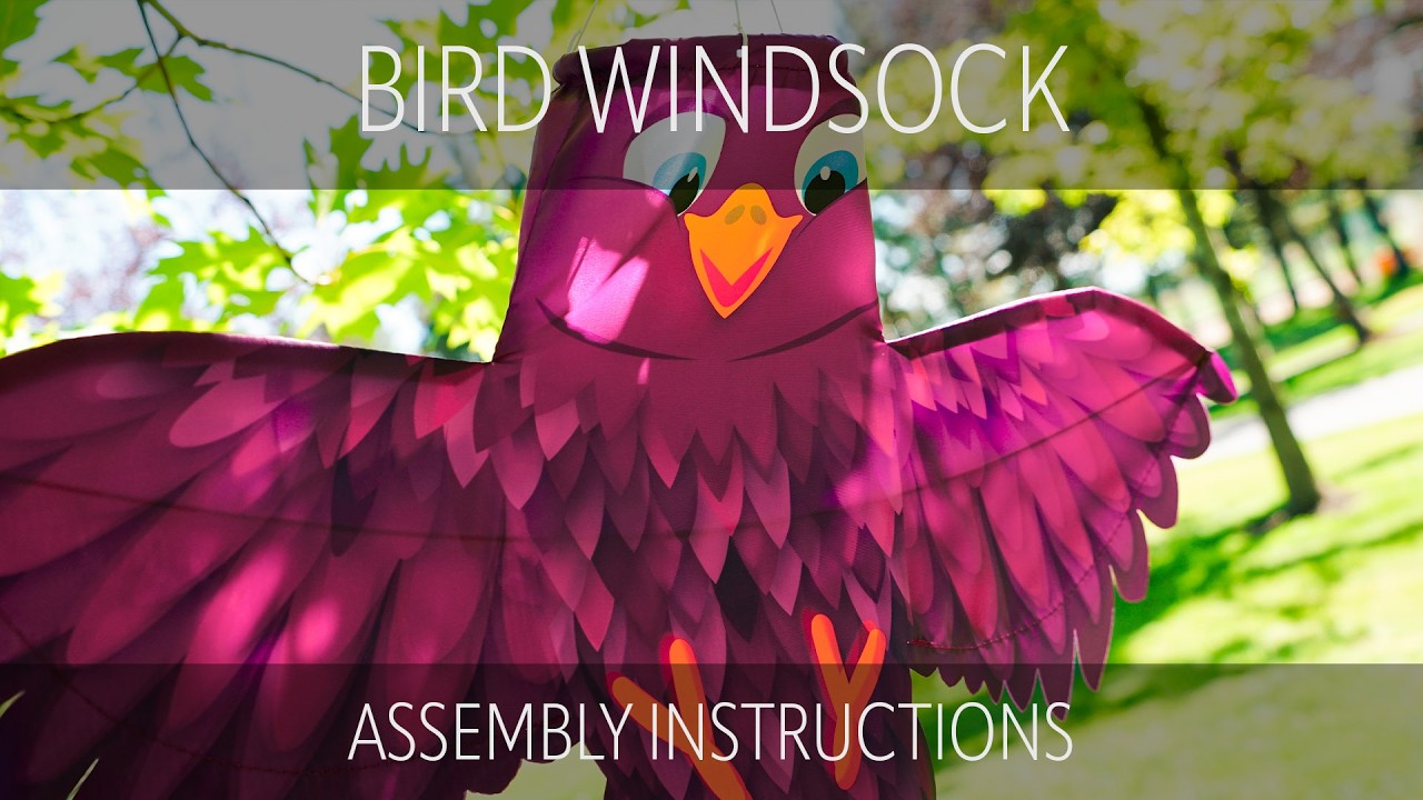 Bird Windsocks Assembly Instructions - In the Breeze