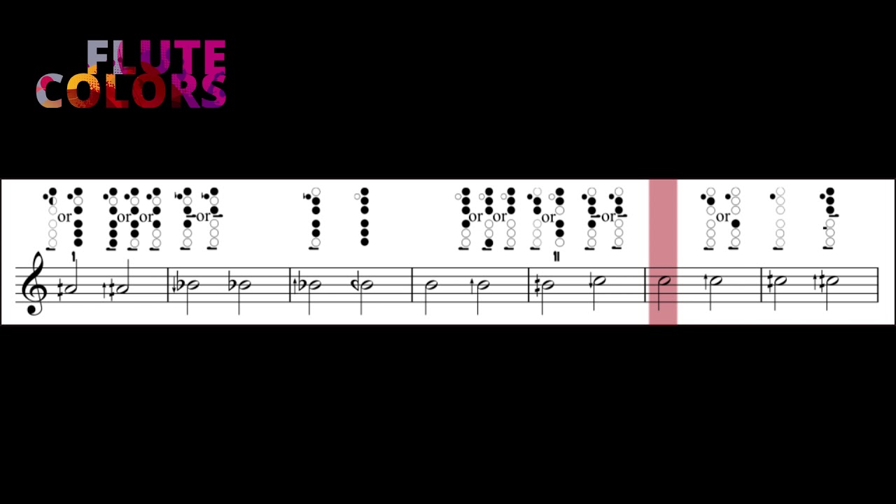 Fingerings and sound Quartertones, microtones and Bamboo tones for flute