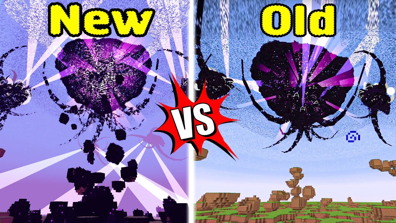 Wither Storm Updated. Old Version VS New Version Cracker's Wither Storm Mod 2022