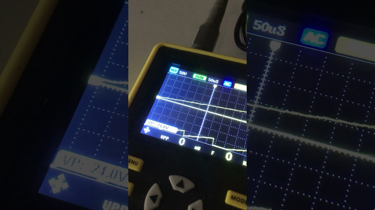 mở hộp con m&aacute;y hiện s&oacute;ng cầm tay 5012h 100mhz