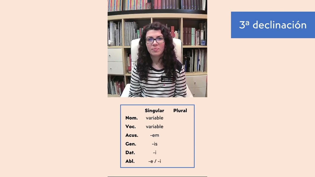 Las cinco declinaciones del latín | Estudia conmigo