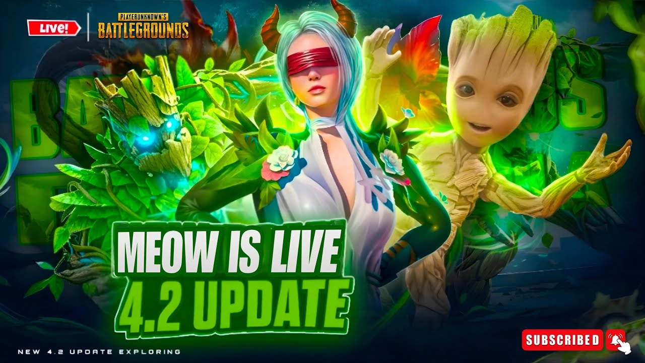 WELCOME BACK GENIE | PUBG MOBILE LIVE 4.2 UPDATE | #MeOwYT | #MeOwIsLive | #LIVESTREAM | #PUBGMOBILE