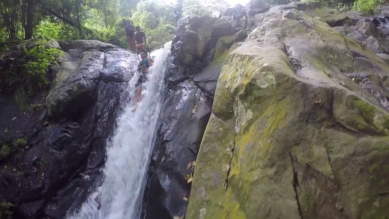 12m Cliff slide at Secret Garden