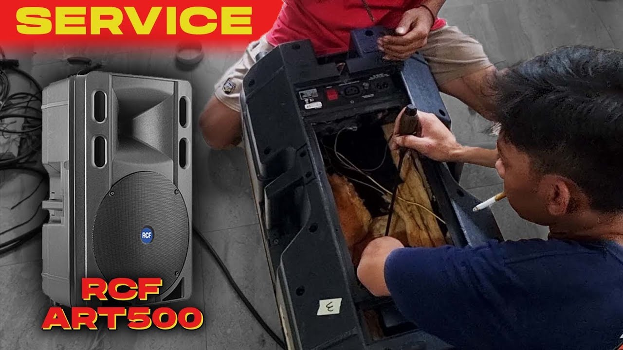 SPEAKER LEGEND RCF ART500 REPAIR.