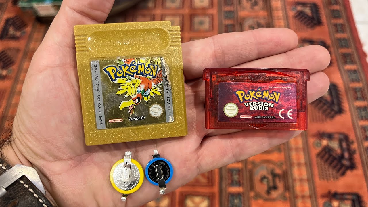 Pokémon Rubis et or (encore) changer la pile
