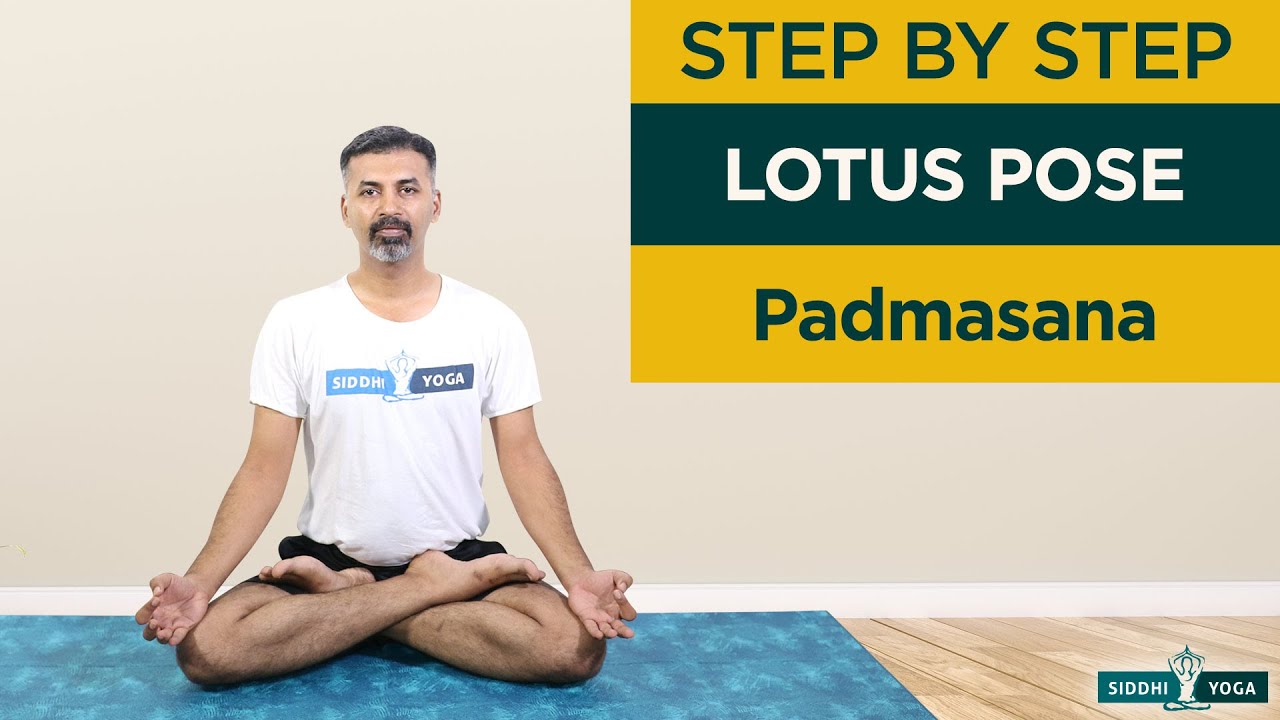 Padmasana (Lotus Pose or Position) How to Do Step by Step for Beginners | Hip Opening Stretches