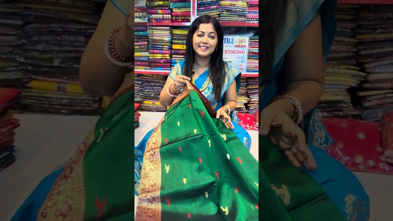 Pure Madurai silk saree l l booking WhatsApp 9153829442