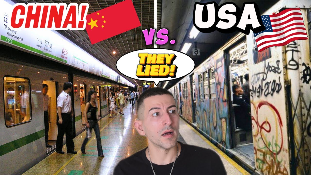 They LIED abt China! America can't compete with China's infrastructure! (Insane food)