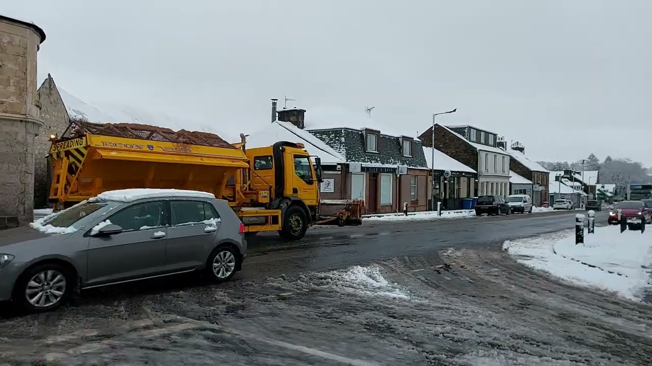 Snowy Tillicoultry / Scotland's History