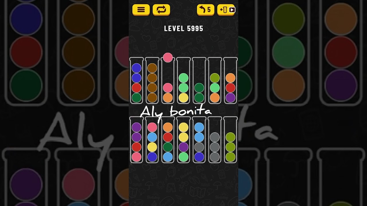 ball sort puzzle level 5995