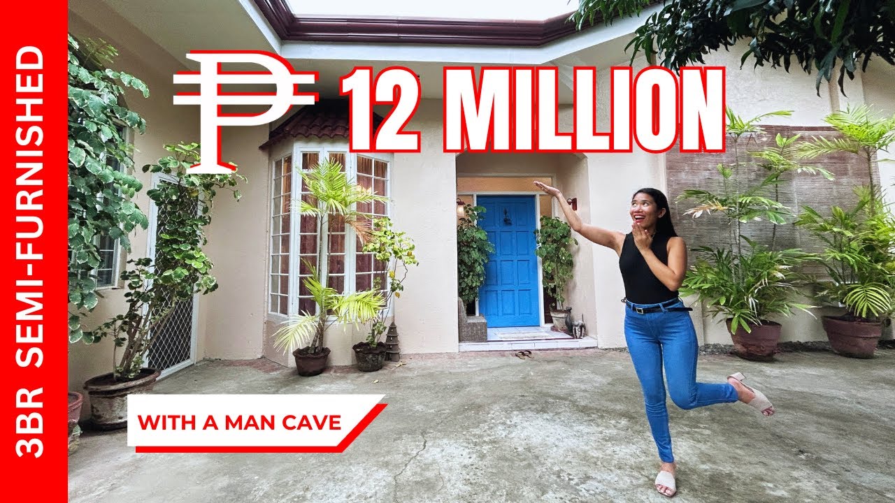 HOUSE TOUR SIBULAN 3BR SEMI-FURNISHED HOME & 1000 SQ. METER LOT WITH MAN CAVE | P12 MILLION