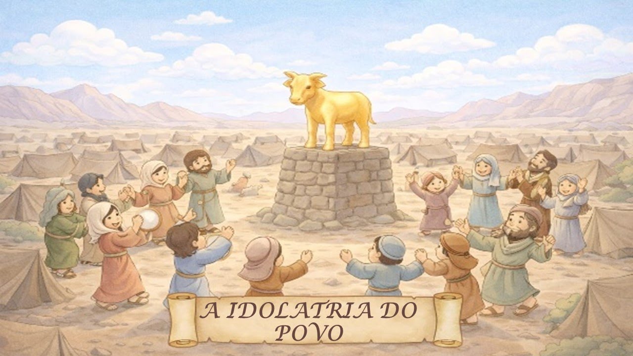 VIDA DE MOISÉS 8 - A IDOLATRIA DO POVO