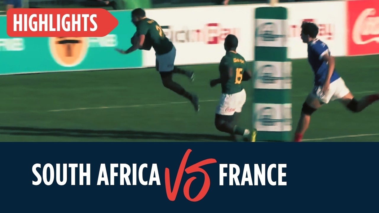 Rugby - South Africa vs France - U18 International Series - 7 August 2026