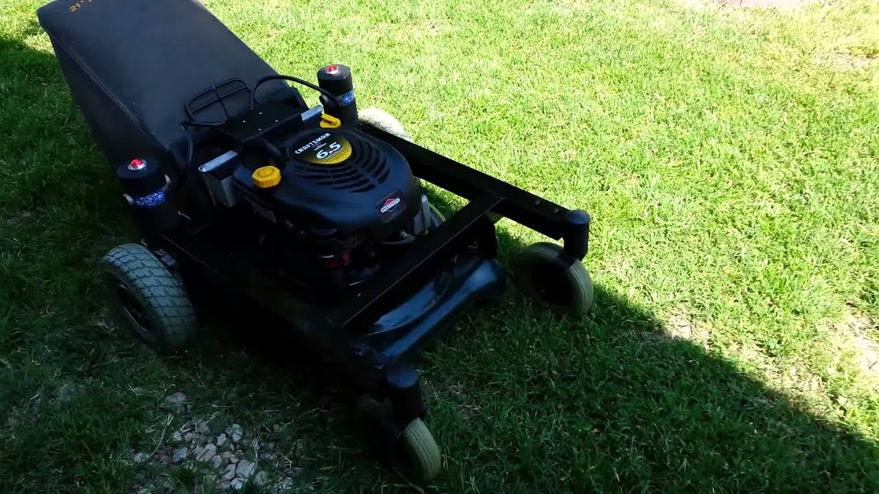 Home made RC mower