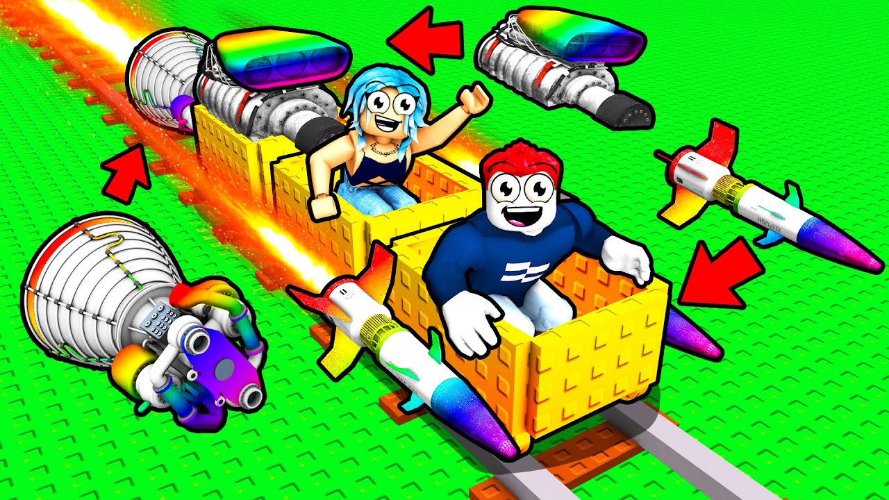 BENX PRO ACHTERBAHN gegen EBRU NOOB ACHTERBAHN in Roblox