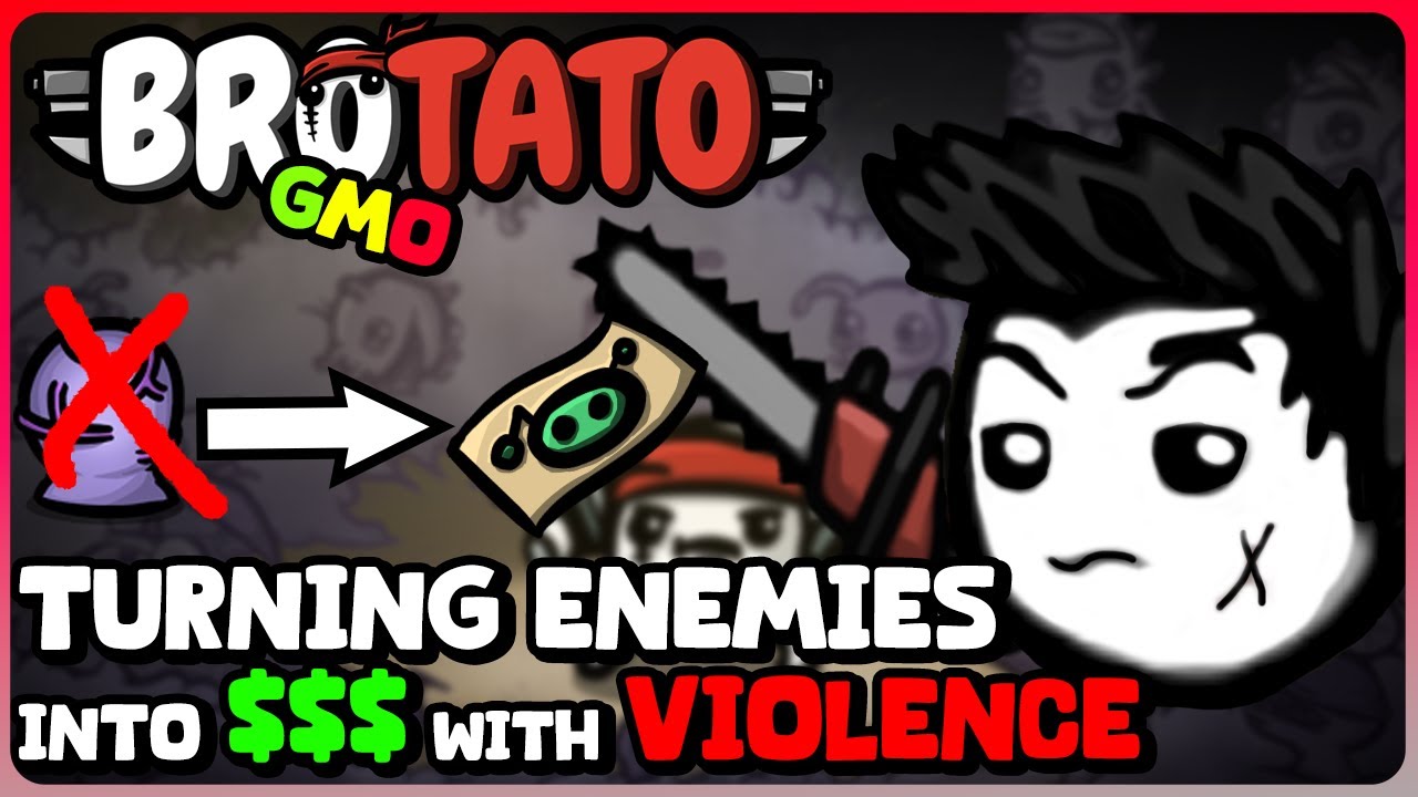 Extremely OVERPOWERED Chainsaw build | Brotato Modded