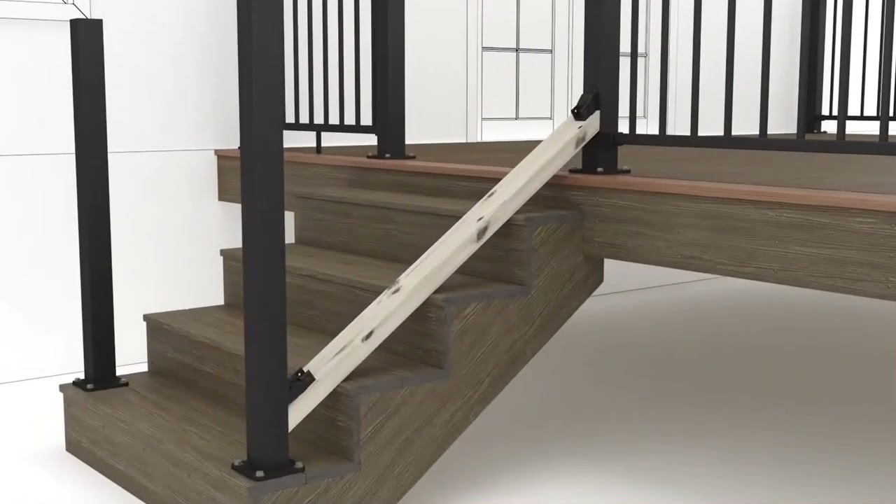 How to Install DeckMart's AL13 Home Aluminum Infill on Stairs Fortress Railing