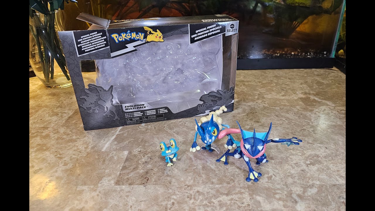 Pokemon Select Evolution Multipack Set Froakie, Frogadier, Greninja Unboxing and Review