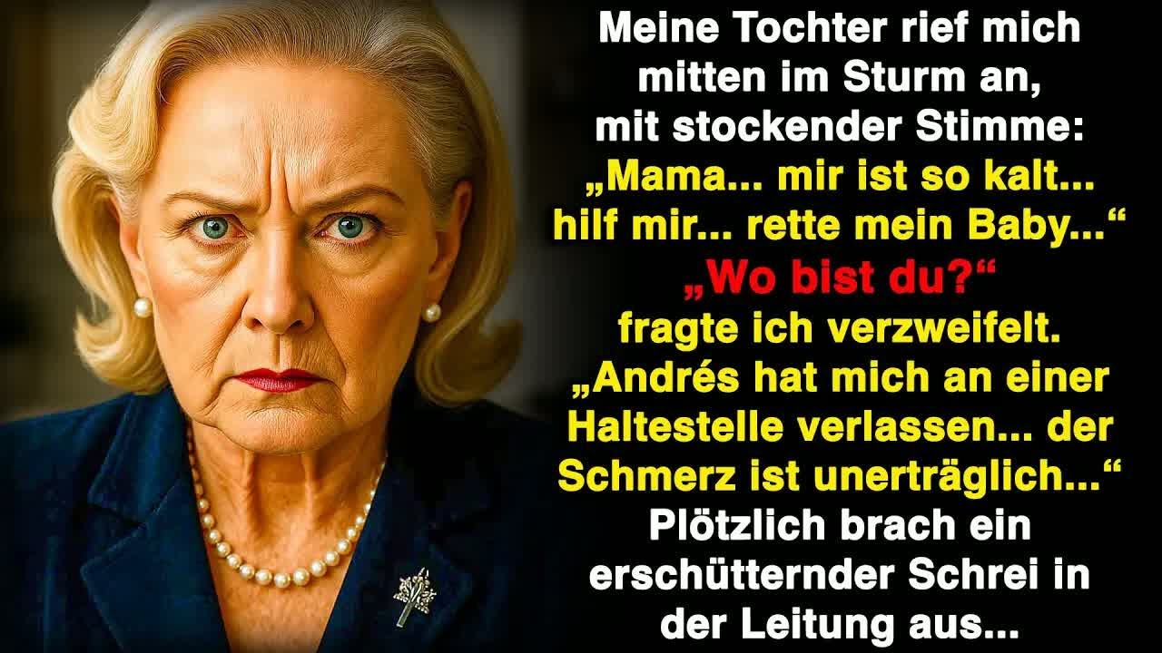 Meine Tochter rief an： „Mama    rette meinen Sohn   “ Und plötzlich ein erschütternder Schrei